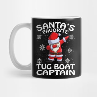 Santas Favorite Tug Boat Captain Christmas Mug